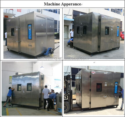 เตาอบทดสอบการเผาไหม้ ห้องควบคุมอุณหภูมิแบบเดินเข้า