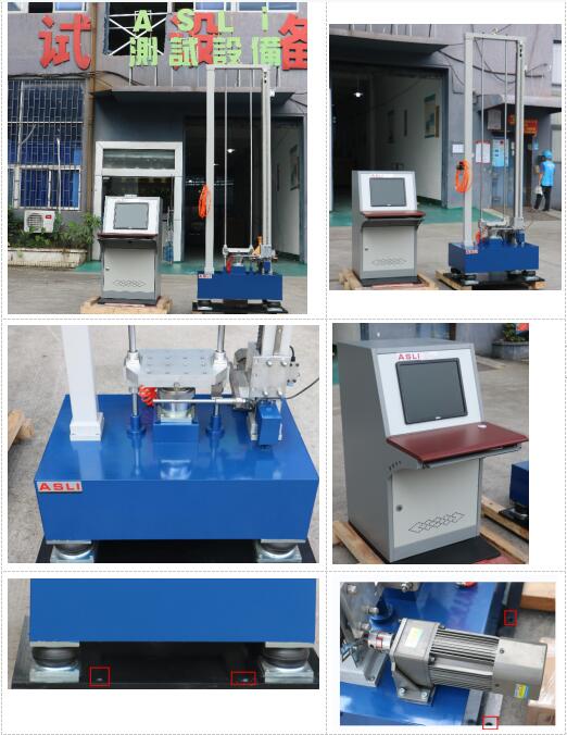 เครื่องทดสอบแรงกระแทกทางกลแบบเร่งความเร็ว 150G 6ms IEC60068-2-27 1